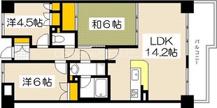 新井口駅 徒歩2分 8階の物件間取画像